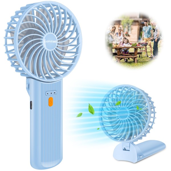 3-in-1 Portable Fan, 4 Speed Handheld Fan, Personal Mini Desk