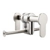 W+M Adjustable Blind Cylinder for Profile Cylinder Mortise Locks Nickel-Plated