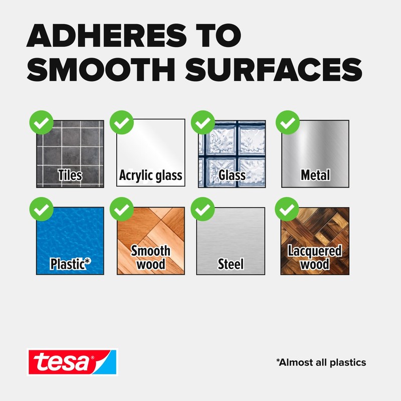 tesa UK Powerbond Ultra Strong Foam Double Sided Tape, 5