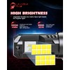 LIGHTENING DARK 9007 Bulbs, 9007 Fog Light Bulbs 400% Bright