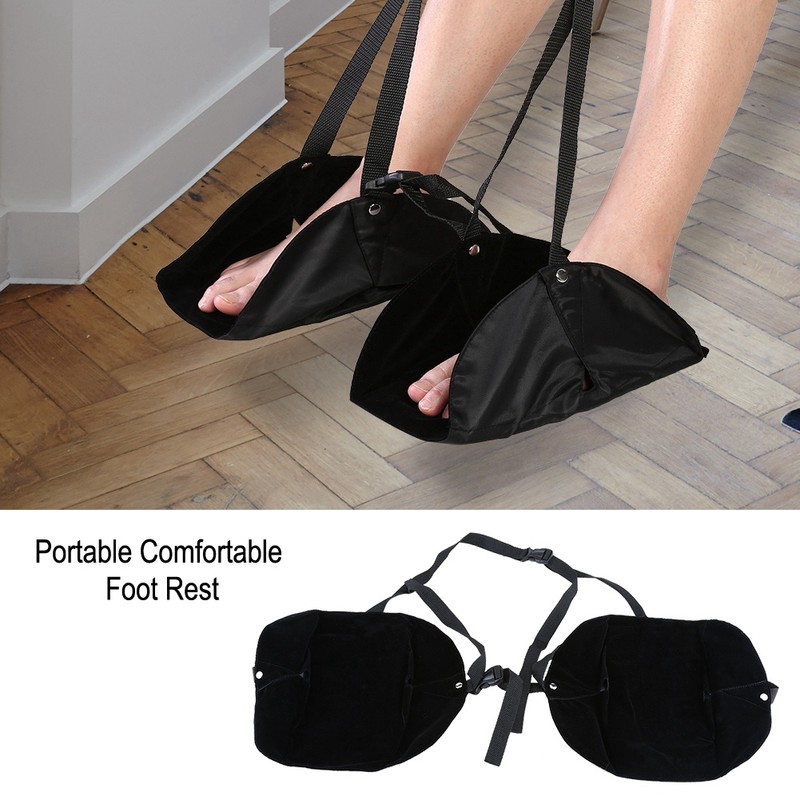 New Portable Foot Rest Adjustable Feet Fatigue Relieve Hammock for