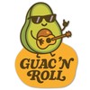 Guac 'N Roll – Funny Avocado Music Pun Sticker –