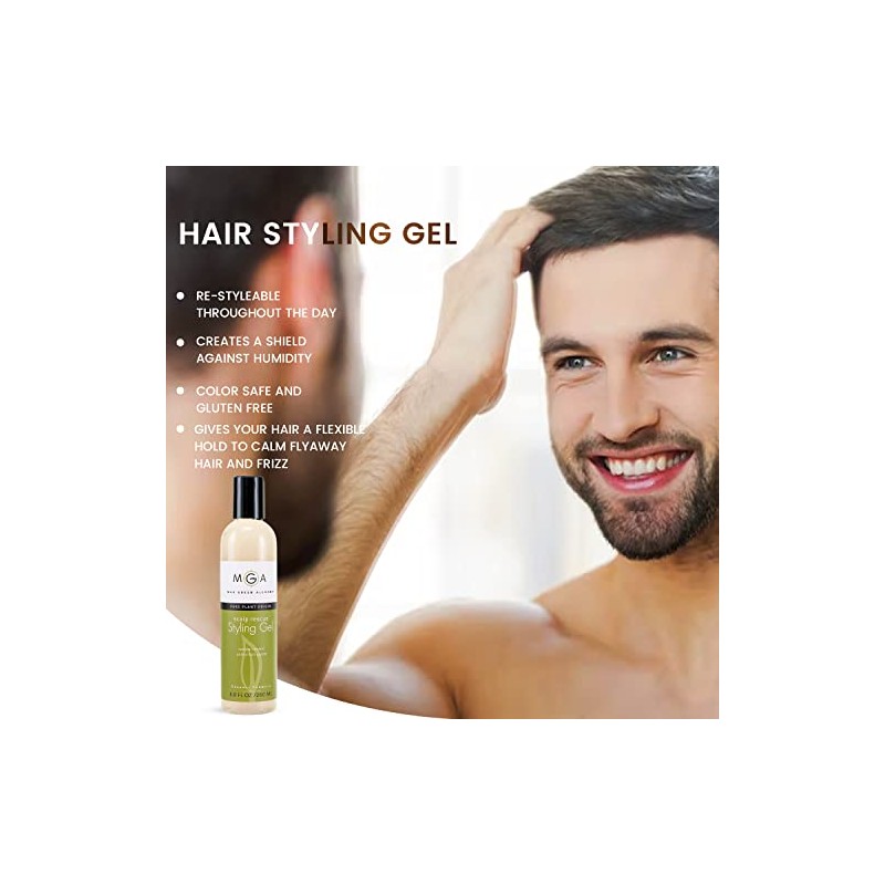 Max Green Alchemy Scalp Rescue Styling Gel, 8.2 Fluid Ounce