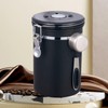 Coffee Canister 1.8L Stainless Steel Coffee Bean Container with Date