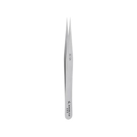 Tweezer, Fine, 4-1/4 in. L, SS, 1/64 in. Tip