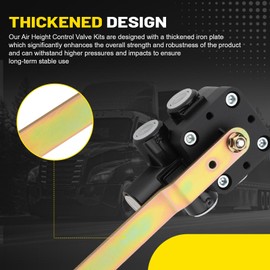 Air Height Leveling Control Valve Compatible with Freightliner, Ford, Volvo, Kenworth - Replaces 52341-Q135, XC455A687AA, 3188710 - Ideal for Suspension System Maintenance