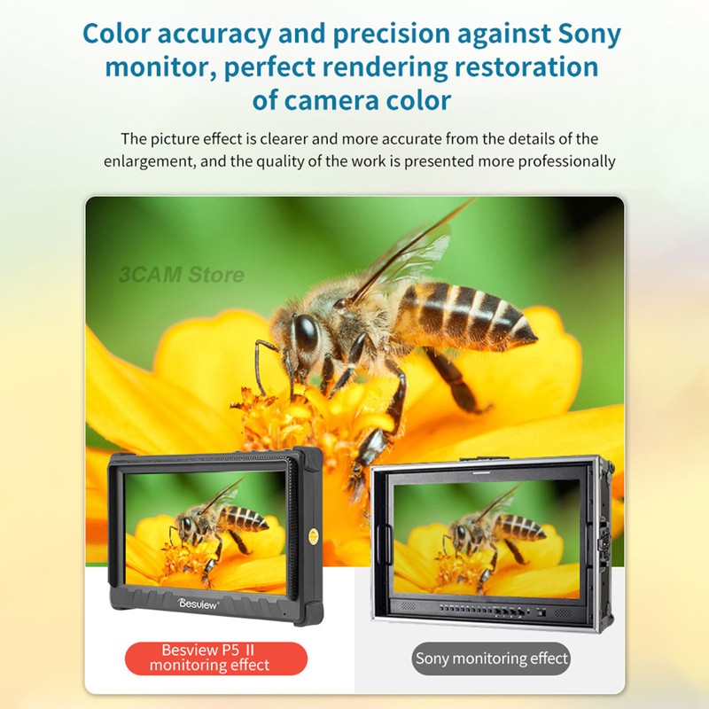 5.5 Inch Compact Camera Field Display 1920x1080 4K HD Multimedia