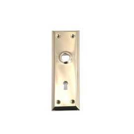 BELWITH PRODUCTS LLC 1142 Mortise Trim Plate, 2, Brass