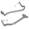 Zeta Drop Down Bend Aluminum Handguards for 7/8 Handlebars Titanium