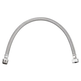 sourcing map 16 Inch Long Faucet Supply Line Connector, G1/2 Female Compression Thread x G1/2 Male Connector Straight Thread 304 Stainless Steel Water Supply Hose Line