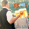 CLDURHGE Oktoberfest Photo Booth Props Funny Bavarian Photo Props Booth