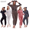 Keanu KL759-R-20-22 - Ladies Snuggle Fleece Onesie with Novelty Hood