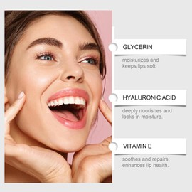 Bálsamo Labial Genli Lifter Glaze, 5G Set Brillo Labial para Mujeres Niñas, Bálsamo Labial Hidratante Genli Prueba Agua, Set Labiales Larga Duración Vaso Antiadherente, para Todos Tonos Piel