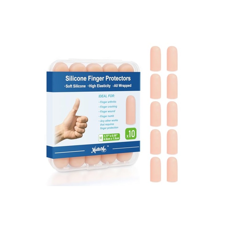 Silicone Finger Protectors - Comfortable & Durable Relief Sleeves