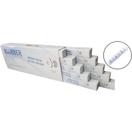 blubberschlauch Blubberschlauch Silikonschlauch für Stimmtherapie und Stimmtraining - Logopädie Blubber Schlauch aus aus platinvernetztem Silikon (transparent (milchig), 10 Schläuche)