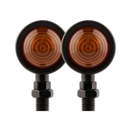 2PCS 12V 5W Motorcycle Turn Signal Indicator Bulbs, Universal Fit Amber Blinkers for Front/Back, Easy Installation, Bright and Long-Lasting