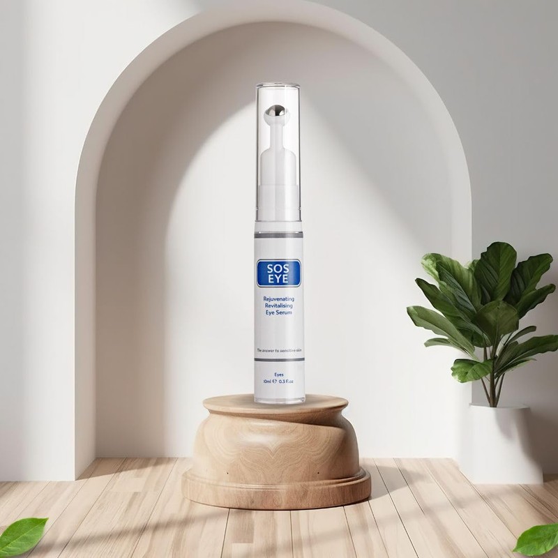 SOS Eye Serum for Reducing Signs of Aging, Caffeine Infused,