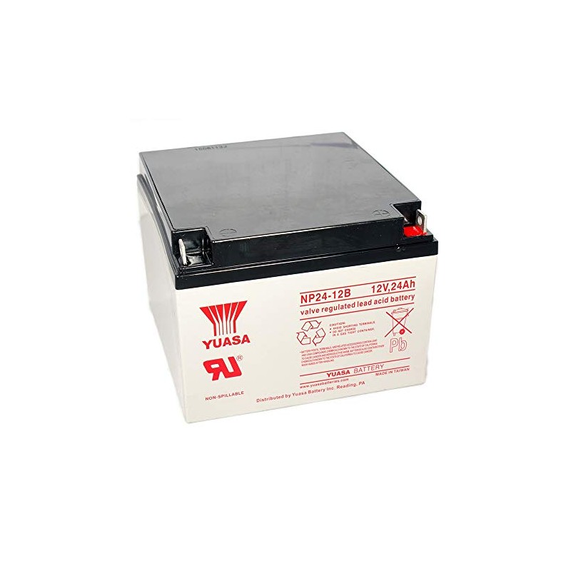 YUASA BATTERY NP24-12B 12V 24AH BATTERY