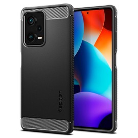 Spigen Rugged Armor Designed for Redmi Note 12 Pro Plus Case (2023) - Matte Black