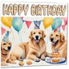 Golden Retriever Birthday Card 145 x 145mm