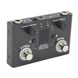 Drum Looper Pedal 4 Storage Location 11 Minutes Recording Time Metal Loop Effect Pedal for Creative Musicians