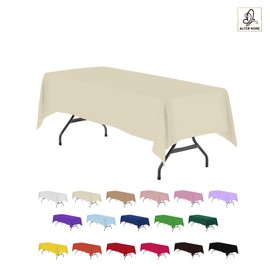 ALFER HOME - Mantel Rectangular Luxor, Elegante para Eventos, Banquetes, Hogar, Tablecloth, Medidas 3.00x1.50 m, Marfil
