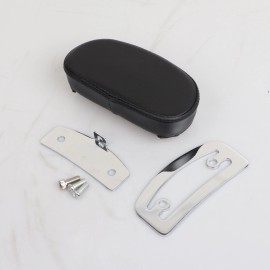 Unbranded 6" Flatlander Mini Rail Backrest Pad For Harley Softail FXSTC Dyna Wide Glide US