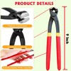 3PCS Nail Puller Set, 7 inch End Cutting Pliers, 8