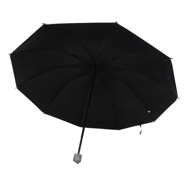 Folding Umbrella 10 Ribs Manual Opening Closing Dual Purpose UV