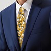 NiuKom Corgi Cool Yellow Ties for Men Cool Necktie Great