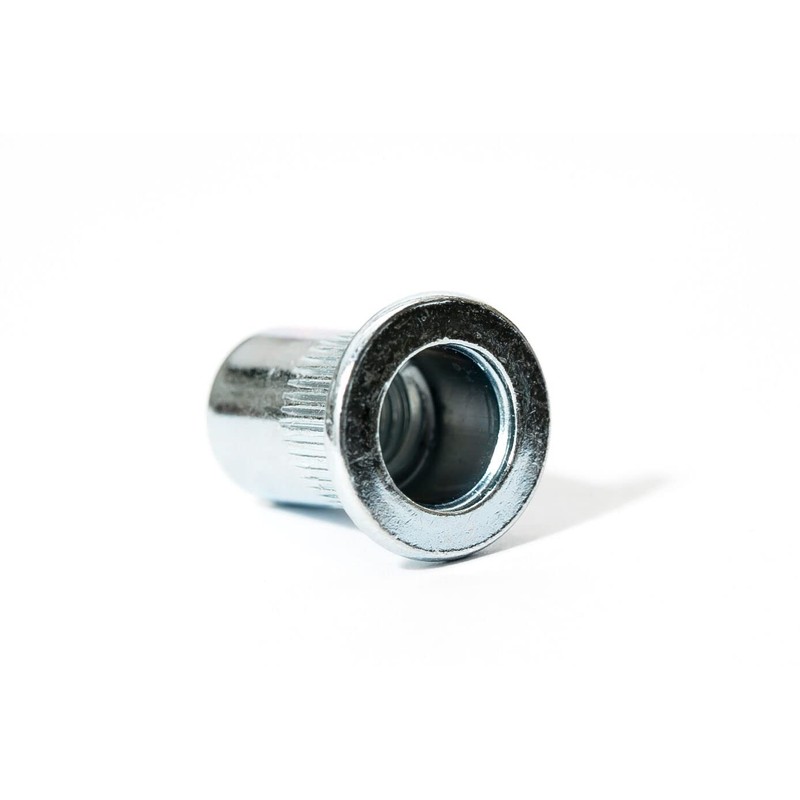 M4 x 11mm Flat Head Open End Blind Rivet Nuts