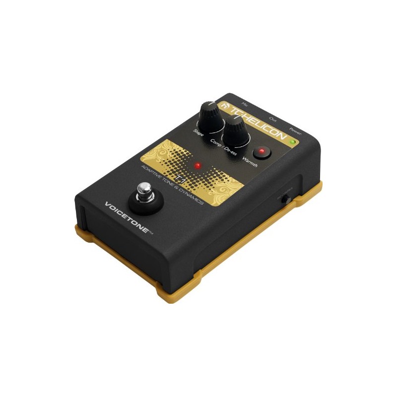 TC Helicon VOICETONE T1 Single-Button Stompbox for Studio Mastered Vocal