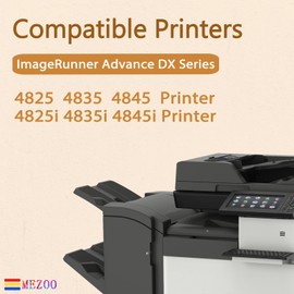 MEZOO GPR-64 GPR64 Toner Cartridge Black Compatible for GPR64 GPR-64 Black Toner Cartridge 5141C003AA for ImageRunner Advance DX 4825 4835 4845 4825i 4835i 4845i Printer(1 Pack)