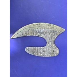 Chef Custom Made Forged Damascus Steel ULU Knife Chef Knife Kitchen Knives Alaskan