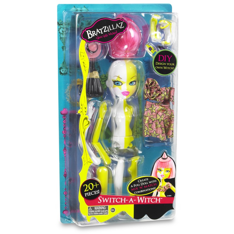 Bratzillaz Switch-A-Witch Doll, Single Pack (Style 2)