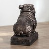Veronese Design 5 7/8 Inch British Bulldog Bookends Resin Sculpture