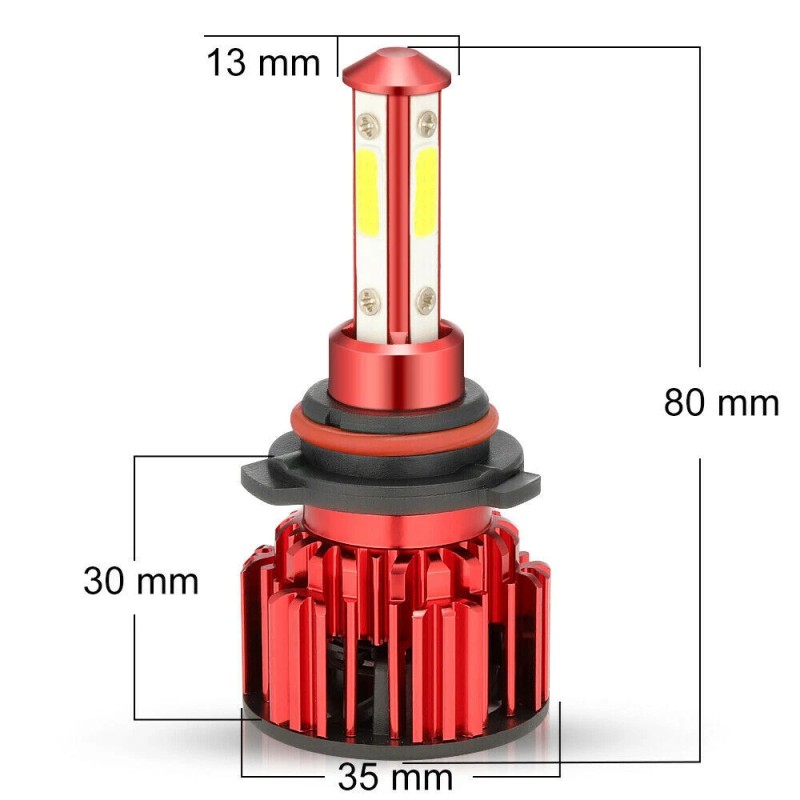 STONEBANKS 9005 9006 LED Headlights Kit Combo Bulbs 6500K High