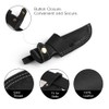 Gentlestache belt Knife Sheath, Knife Holster, Horizontal Knife Sheath for