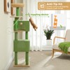 UYMI Cactus Cat Tree for Indoor Cats, 62" Multi-Level Cat