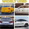 3Pcs New Driver Car Magnet Sticker Set, Funny Cute Cat