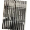 ALLPin (Daol) Eyebrow Pencil 1 Color 12 Pieces IS-M Lopez Black / (다올)아이브로우 펜슬 1색 12개입 IS-M 로페즈 흑색
