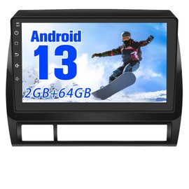 Android 13 Car Radio Compatible for Toyota Tacoma 2005-2015 with Wireless CarPlay Android Auto,9 Inch Stereo with GPS/FM/WiFi/USB/SWC 2GB+64GB