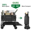 UNITON Double Decker Wagon 600lb Capacity & 400L Collapsible Sports