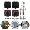Air Pump Diaphragm Rebuild Kit Compatible for Hiblow for Hp-60