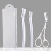 3-Piece Eyebrow Grooming & Shaping Kit Clear 5ea