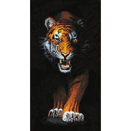 Crafting Spark (Wizardi) Stalking Tiger WD2408 14.9 x 27.6 inches Crafting Spark Diamond Painting Kit