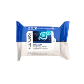 Farmstay Collagen Water Full Moist Cleansing Tissues (30 sheets) / 팜스테이 콜라겐 워터 풀 모이스트 클렌징티슈 30매