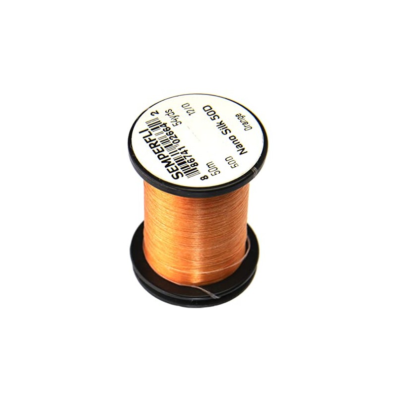 Semperfli Nano Silk Fly Line - Orange, 16.8lb