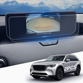 WEIPIN For 2024-2025 CX-90 (No buttons on the screen) Screen Protector 10.25 Inch Nano Anti-Scratch Ultra-Tough Touchscreen *2 Accessories - No More Scratch&Fingerprint