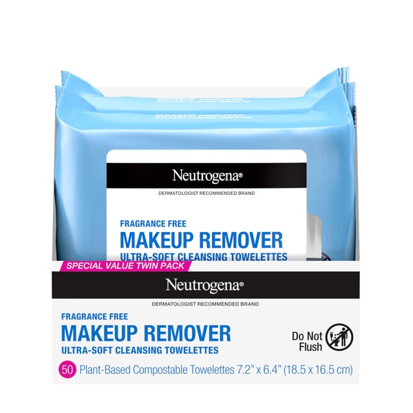 Neutrogena Neutrogena Cleansing Fragrance Free Makeup Remover Face Wipes, Cleansing